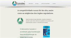 Desktop Screenshot of lanateclab.com.br